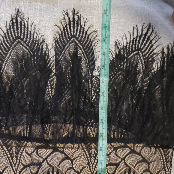 ASTR The Label | Chelsi Long-Sleeved Bodycon Dress | Black Lace and Nude… - Picture 8 of 15